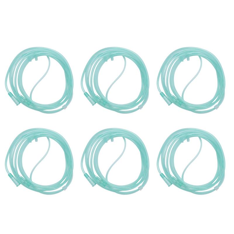 A71Z 24Pcs Oxygen Cannulas 2 Meters Nasal Cannula Soft Nasal Oxygen Tubing O2 Cannula For Adults