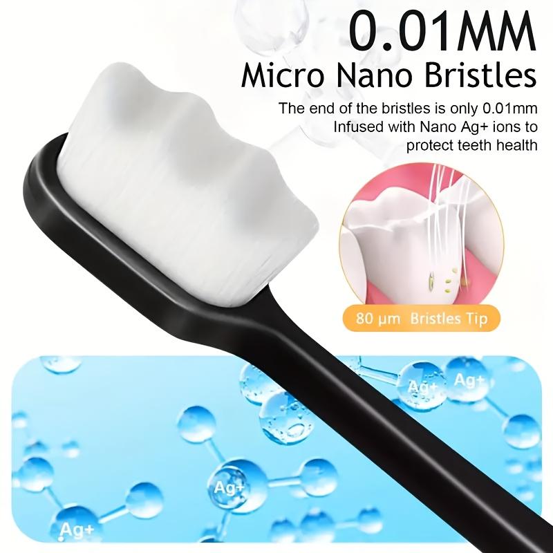 3pcs Ultra-Soft Manual Toothbrush with 20, 000pcs Soft Bristles - Suitable for Sensitive Gums And Teeth