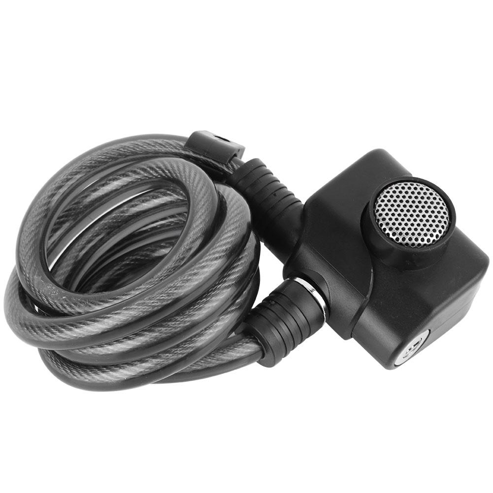 Elektronisches 110dB Alarm-Kettenschloss Diebstahlschutz für Fahrrad Motorrad