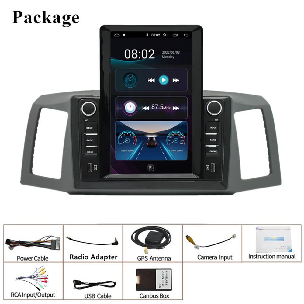 

Grand Cherokee navigation all-in-one machine 04-07 with air outlet-10 inch vertical screen with built-in CP