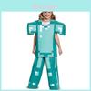Fantasia Cosplay de Armadura de Diamante do Minecraft com Material de Poliéster para Jogo Anime Role Play