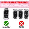Key Fob Cover With Diamond Keychain Fit For Hyundai Car Key Holder Case Compatible With Hyundai     Sonata Santa Fe Tucson Smart Remote Key