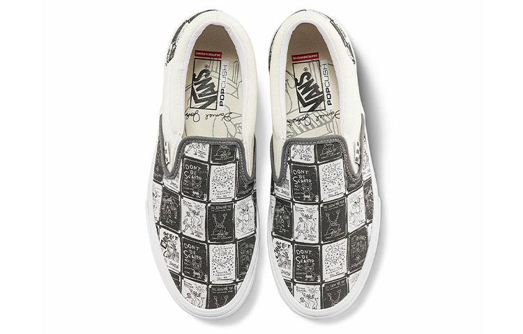 Slip-On Daniel Johnston x Slip-On Skate Vans 'Cassette Tape' VN0A5FCAAO7