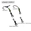 Carp Fishing Swivels Snaps with Solid Ring Quick Change Fishing Hook Swivels Accessories