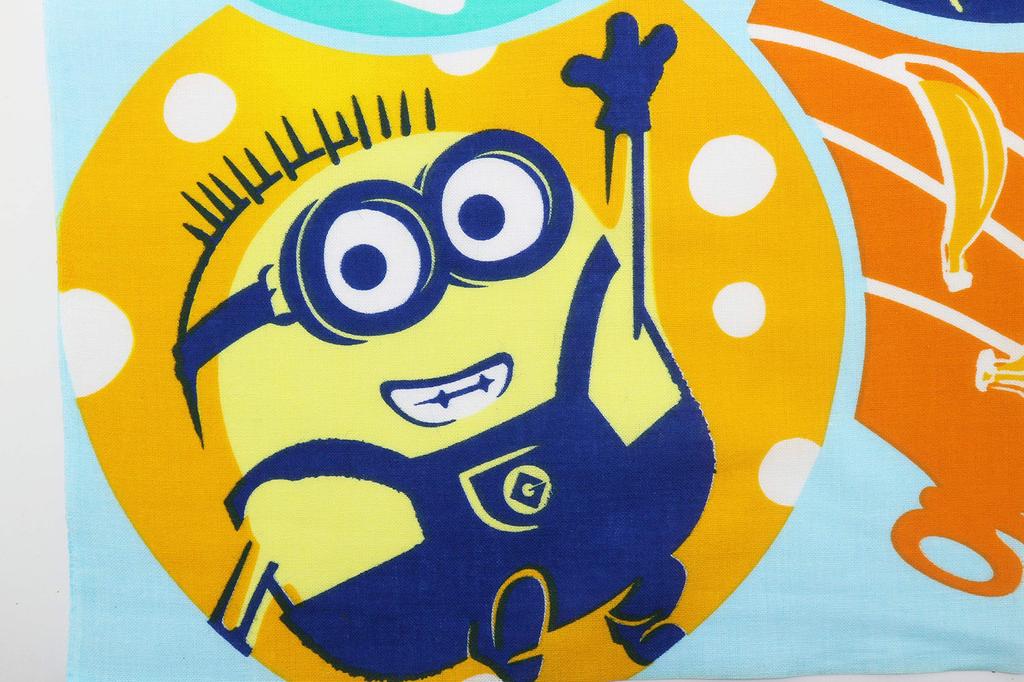 Marushin Tenugui Hand 34 x Water Balloons and Made in 4805029100 (Japanese Towel) MINION, 90cm, Minions, Japan,
