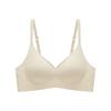 Summer underwear, women's thin collection, sub-breasts, seamless bra, large chest, small adjustment type, anti-sagging soft support bra
