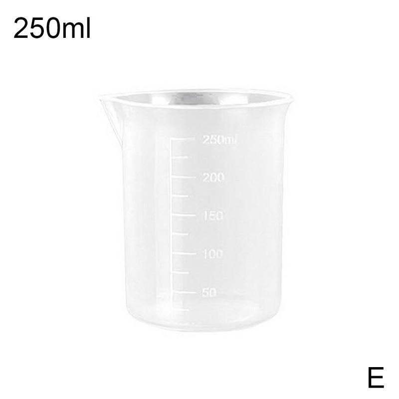 Transparent Scale Plastic Measuring Cup V Shape Mouth Laboratory Beakers Milk Tea Store Measuring Cup Volumetric Beaker Kitchen