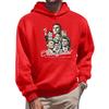 Men's Fashionable Casual Long-sleeved Printed Hooded Sweater Top