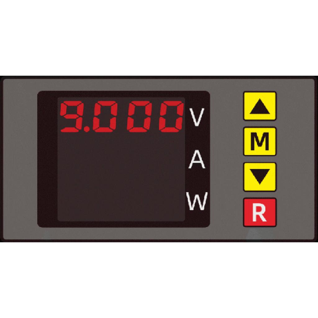 BM730 DC0-100V 10A LED Digital Voltmeter Ammeter Voltage Current Wattmeter Meter Volt Detector Tester Monitor Panel With alarm