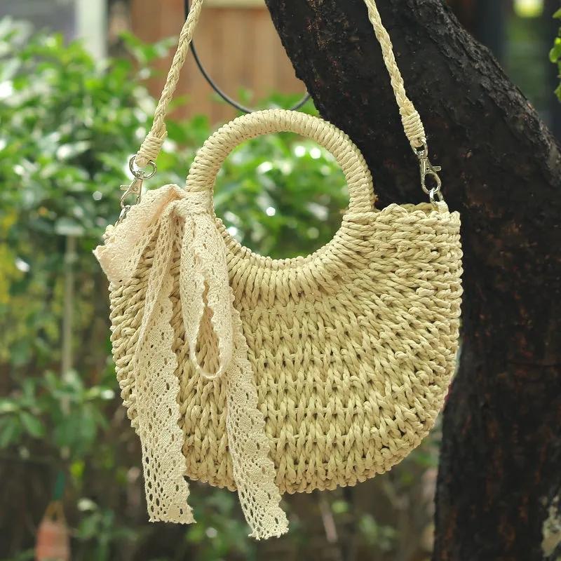 ribbon crochet bolsa