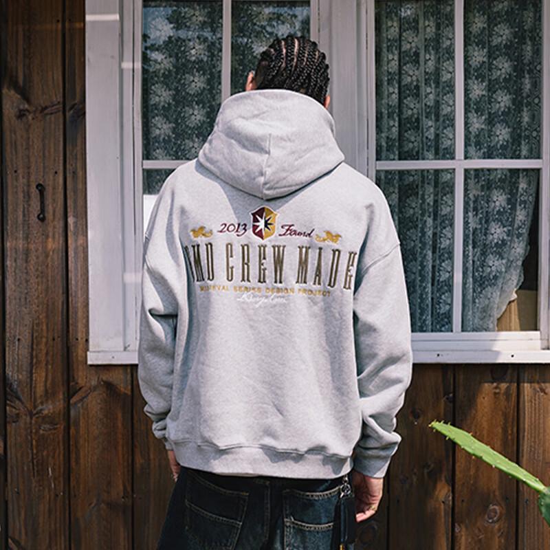 

REMEDY Unisex Embroidered Fleece Hooded Sweatshirt 2XL