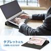 Asuka Mobile PC Stand DSK06 Desktop Tablet Laptop Tablet with Desk Mat Slanted Black