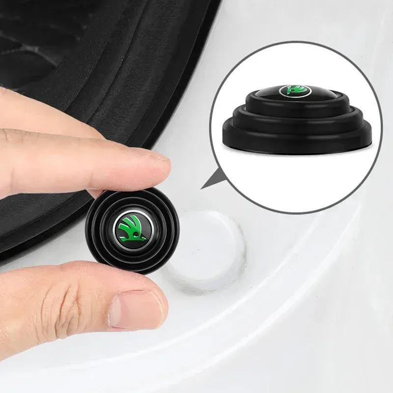 4 ks Tlumicí podložka dveří auta Těsnění nárazníku proti hluku Vnitřní výbava auta Pro Skoda Fabia Yeti Superb Kodiaq Octavia Enyaq Rapid Kamiq