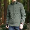 Jacket Men's Hooded Spring and Autumn Jacket New Large Size Thin Jacket Men's Multi-Pocket Casual Windbreaker