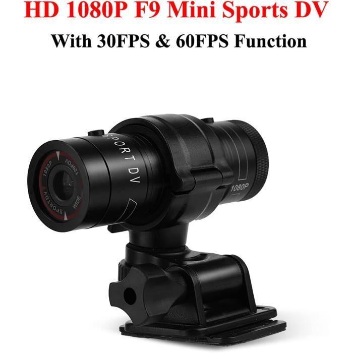 VBESTLIFE Caméra d'action de Vélo 1080P HD avec Microphone Intégré