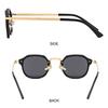 Modische kleine quadratische Sonnenbrille für Damen und Herren, Retro, teebraun, Punk-Shades, Vintage, trendig, Fahrsonnenbrille