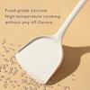 High Temperature Resistant Cooking Spoon Anti-Slip Handle Food Grade Silicone Non-Scratch Pot Protecting Spatula Soup Spoon Colander