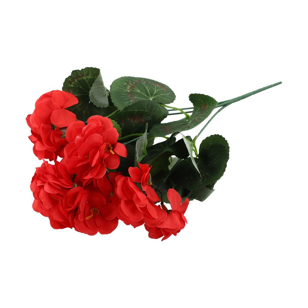 Silk Flower Arrangement Simulation Begonia Flower Lifelike Details