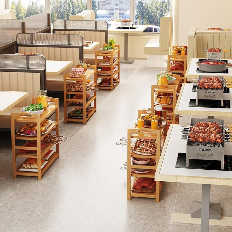 

Solid Wood 3-Tier Kitchen Storage Rack