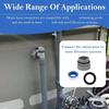 B46E Swimming Pool Tube Set Hose Connectors Plastic Material Replacement Adapter Easy Connection Professional Hose Fittings
