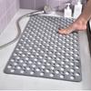 Eco Friendly Suction Cup Bath Mat Quick Drain Round Hole Bath Mat Foot Mat Bath Rug  Bathroom