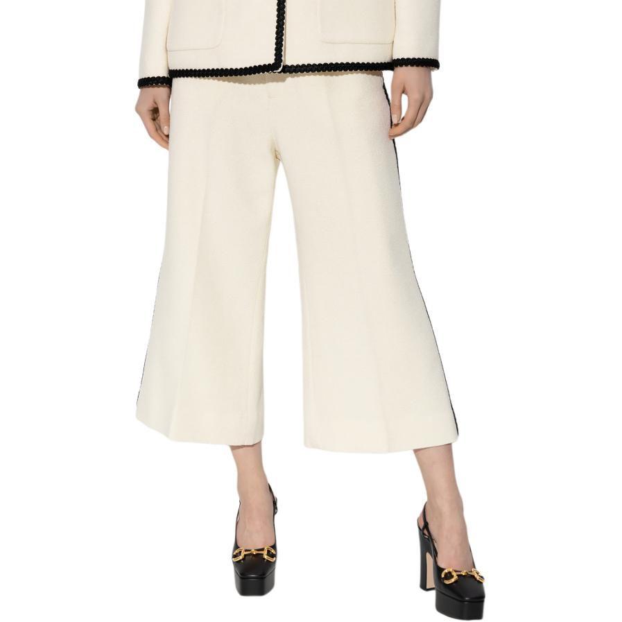 Gucci Wide Leg Tweed Trousers 748172-ZANJC-9169
