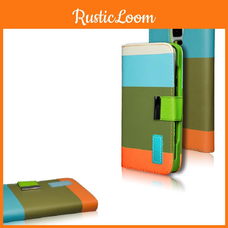 Wallet Phone Case With Metal Clasp And Stand For Travel And Daily Use