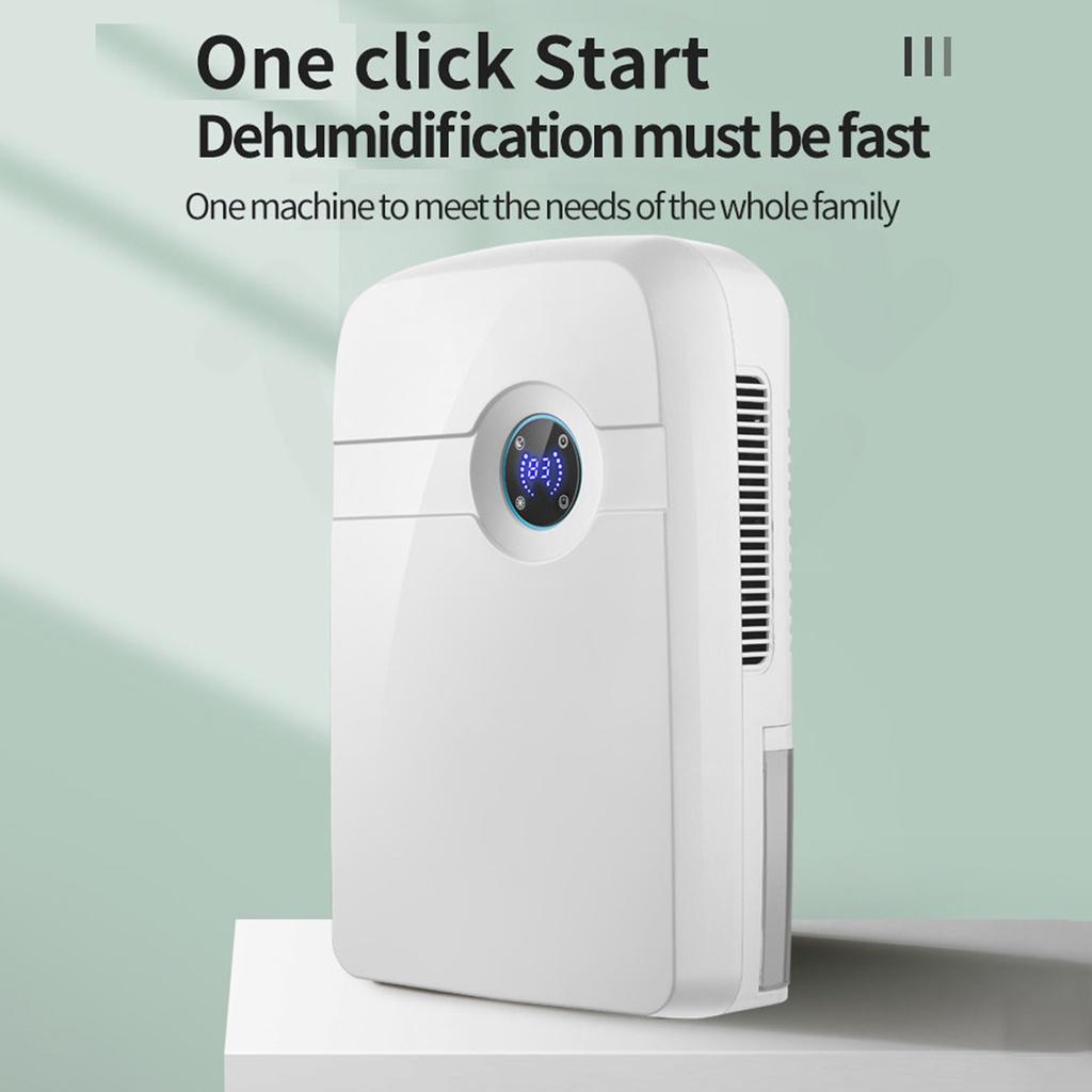 72W 2500ML Electric Dehumidifier Air Dryer Remote Control Home Mute LED Screen Double Drainage System Multifucntion Purifier EU Plug