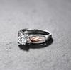 Angel Wings Zircon Women's Ring: European & American Hot-Selling Creative Design