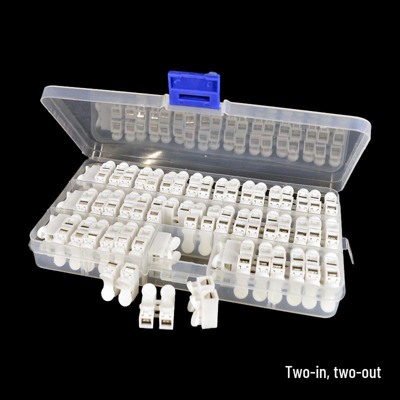 55-Piece LED Push-in 2-Position Wire Connectors Terminal Blocks