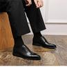 Men's Pointed Toe British Style Leather Loafers - Casual, Office, Teacher, Wedding Shoes