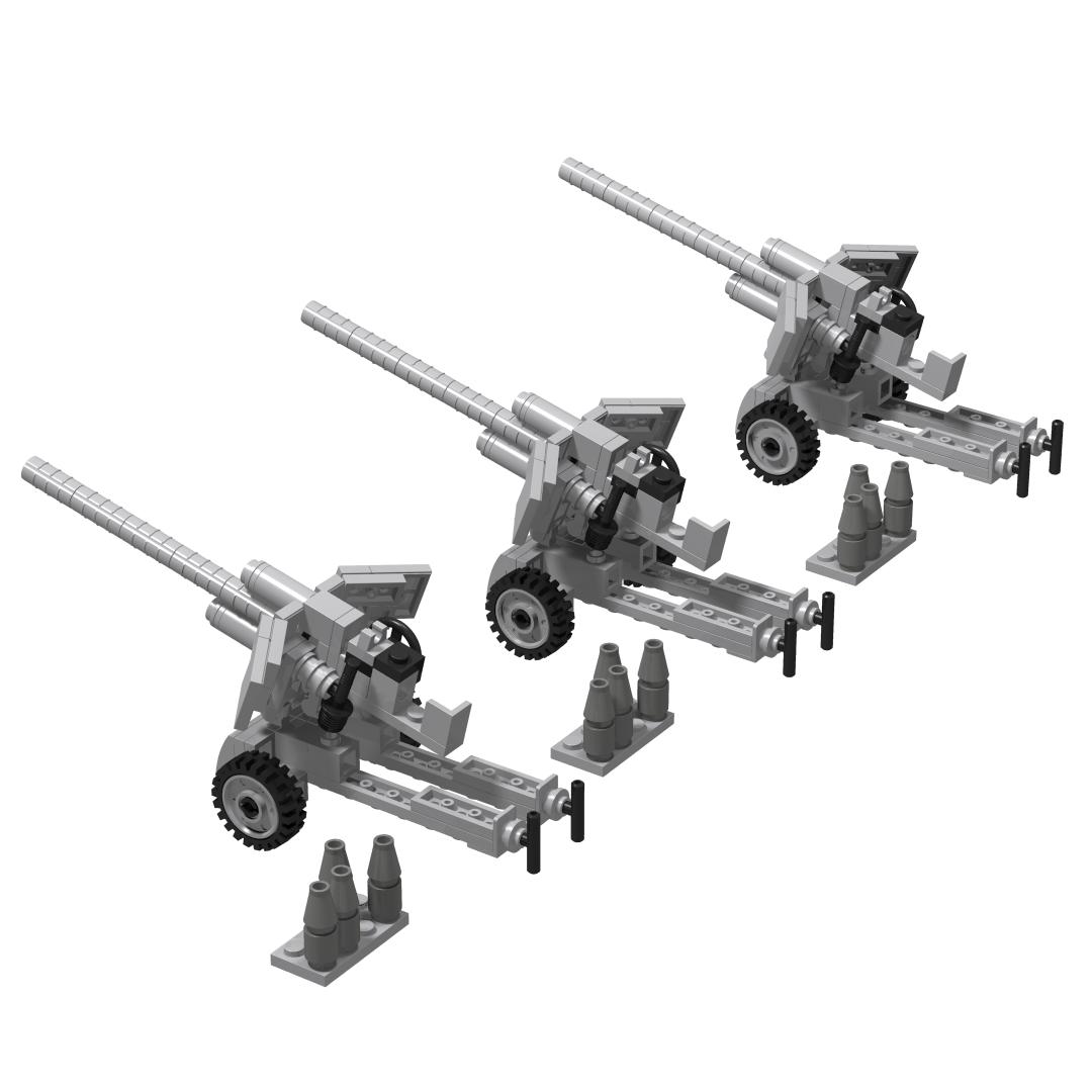 

Блочный конструктор Гаубица M777 Флак 36 pak40 M102 M198 Бофорс 40мм Зенитное Противотанковое Орудие Артиллерия Линкора Военный Набор Кирпичиков
