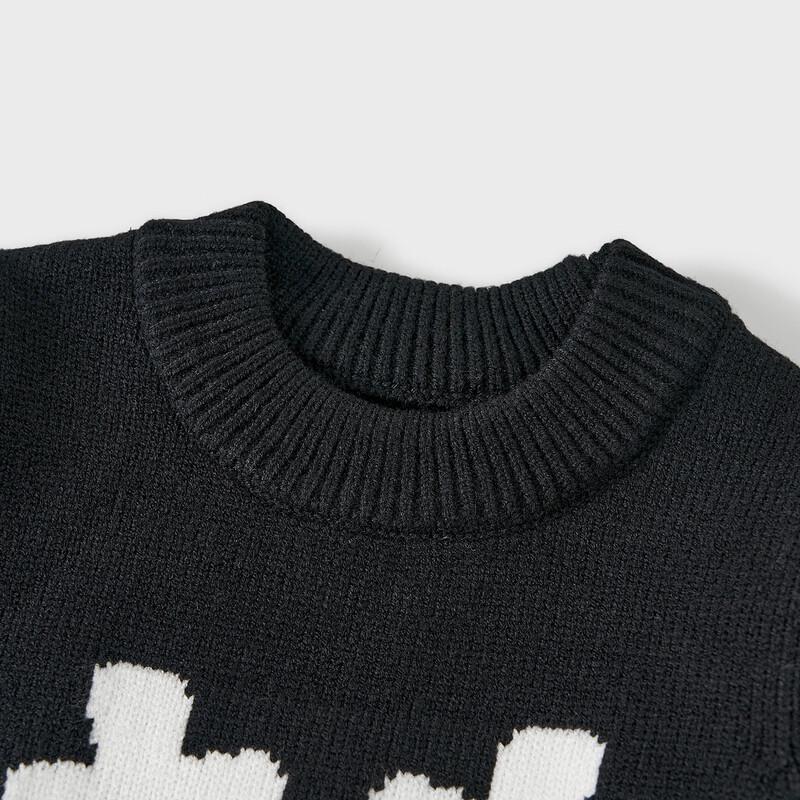 Tongtai Boys' Autumn Crewneck Knit Sweater