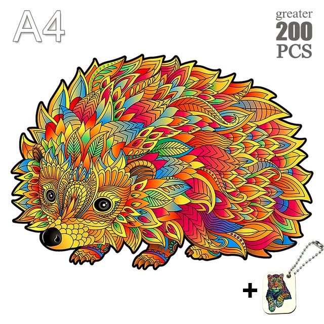 Panda A3 A4 A5 Wooden Puzzle For Adults Children Wood DIY Crafts Animal Shaped Holiday Gift Wooden Jigsaw Home Decoration