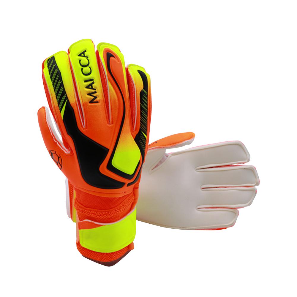 Imcnzz Wear-Resistant Latex Finger Gloves Football Goalkeeper Non-Slip Protective Gear Outdoor Sports Equipment Universal Style