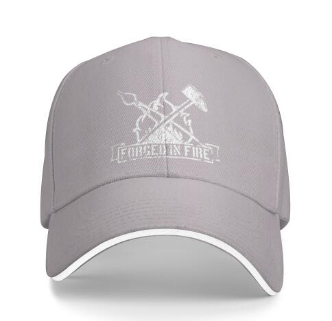 Vintage Blacksmith Forged In Fire Baseball Cap Funny Cowboy Hat Unisex Adult Vintage Trucker Hats Adjustable Washable