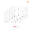 4PCS No Residue Refrigerator Pad Waterproof Anti-oil Cuttable Washable Kitchen Placemat for Shelf Drawer Liner