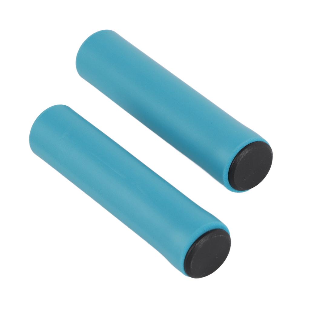 30g 1 Pair Lightweight Silicone Handlebar Sleeve for MTB Anti Slide Foam Handlebar Sleeve Bleu