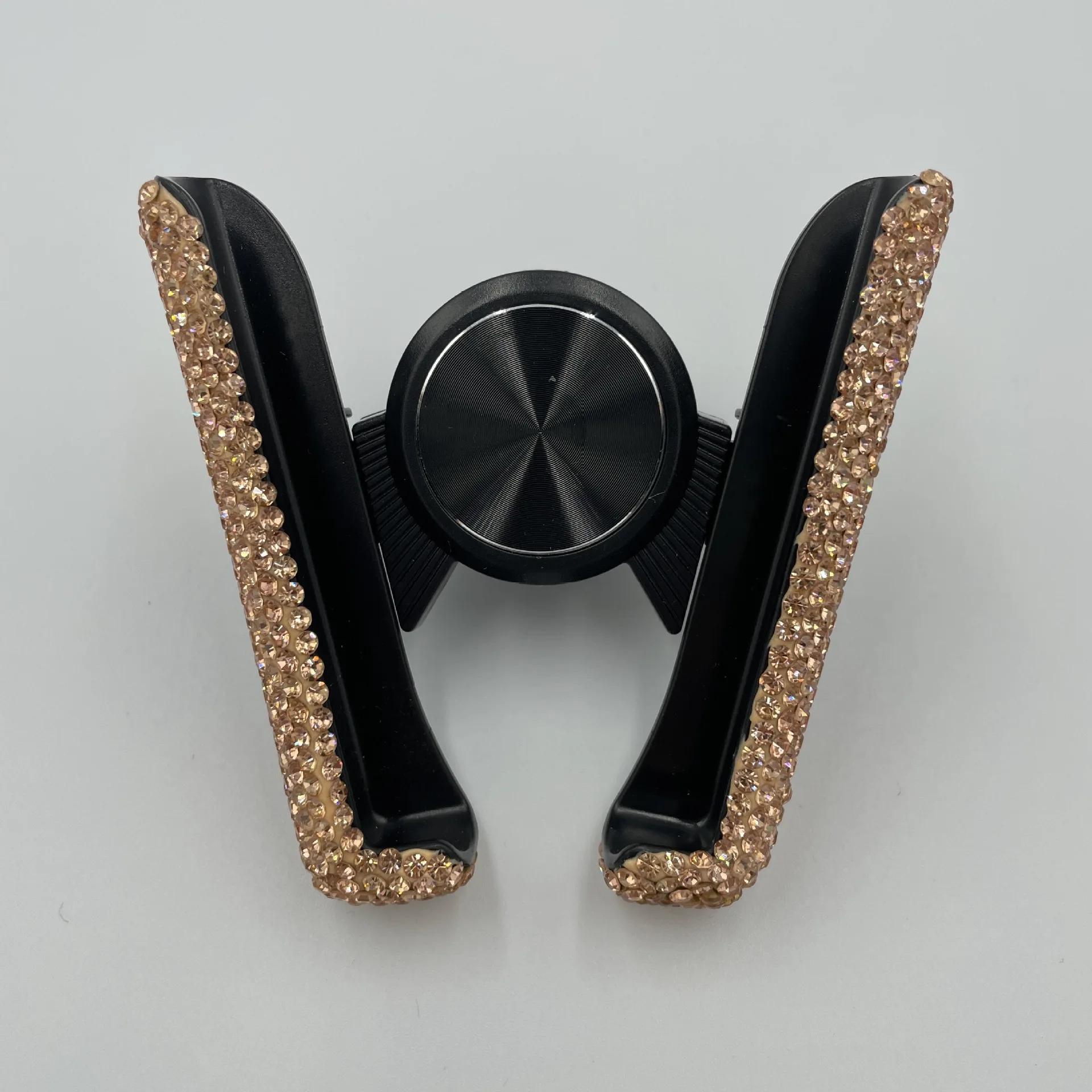 Автомобильный держатель для телефона с блестящим кристаллом — фото 11