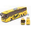 Kids Gift Bus Shape Light and Music Alloy Bus Model Pull Back Extended Bus Toys Vehicle Model