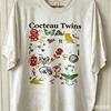 American Reprint S Cocteau Twins Shirt Band TShirt Summer New Vintage Unisexs and Womens Streetwear