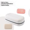 Travel Soap Box Portable Soap Box Double-Layer Draining Dish Tray For Vacation Outdoor Road Trips Hotel College Dorms Camping