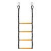 4 Step Heavy Duty Climbing Rope Folding Portable Rope Boarding Ladder Swim Ladder for Inflatable Boat Kayak Motorboat Canoeing