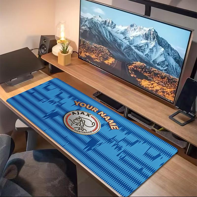 Poduszka z nadrukiem AFC Ajax Antypoślizgowa Mata pod laptopa/tablet Duża podkładka pod mysz XXL Mata do gry na mini PC Z blokowanymi krawędziami