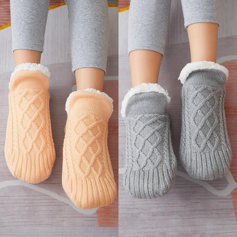 Floor Socks, Sock Covers, Velvet Thickened, Winter, Women's, Warm, Home Socks, Men's Socks