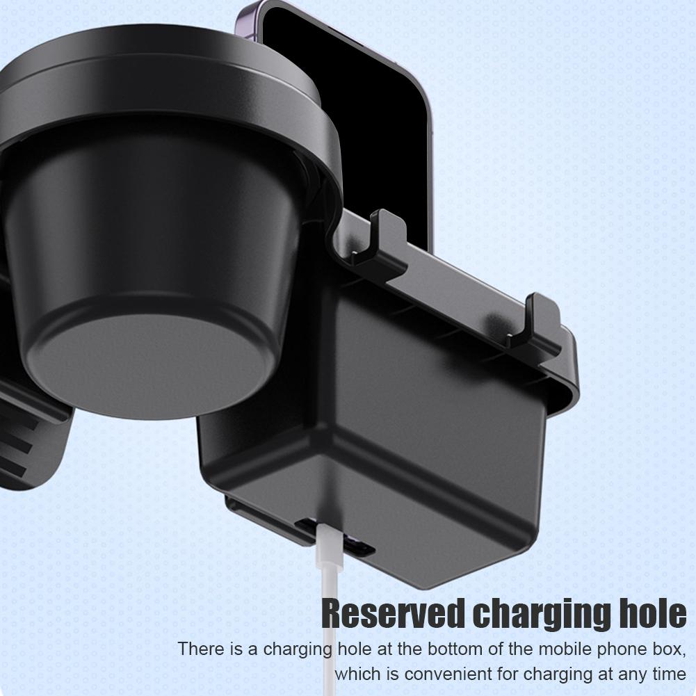 New Car Organizer Box - Multifunctional Side Door Storage with Cup Holder. Drink Holder & Phone Slot Hanging Rack.