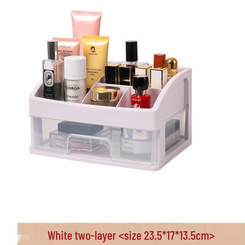 Hui Si Minimalist Nail Art Tool & Cosmetics Organizer - Desktop Drawer Storage Box