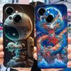 For Tecno Spark GO 1 / Spark GO 2025 / Pop 9 Phone Cover Case Cool Cartoon Dragon Space Man Cute Cat Funda Soft Black Silicone