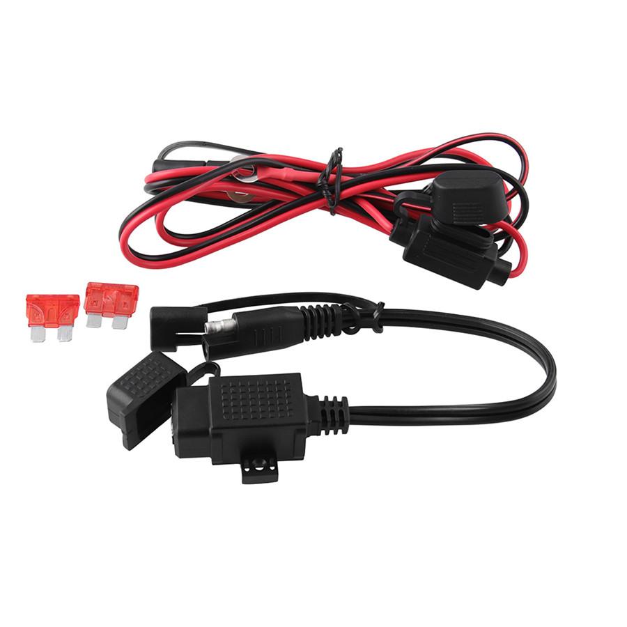 Motorcycle  Waterproof  Sae To Usb Phone Gps Charger Adapter  12V