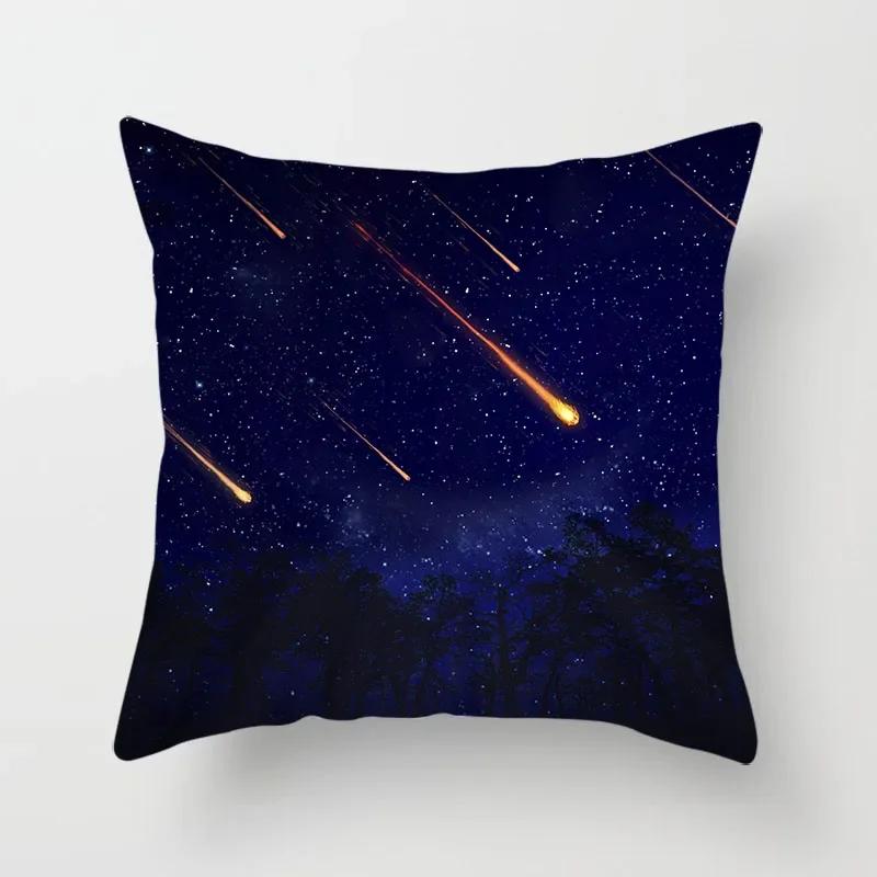 Himmel Landschaft Gedruckter Kissenbezug Wohnzimmer Sofa Dekoration Bett Zuhause Kissenbezug
